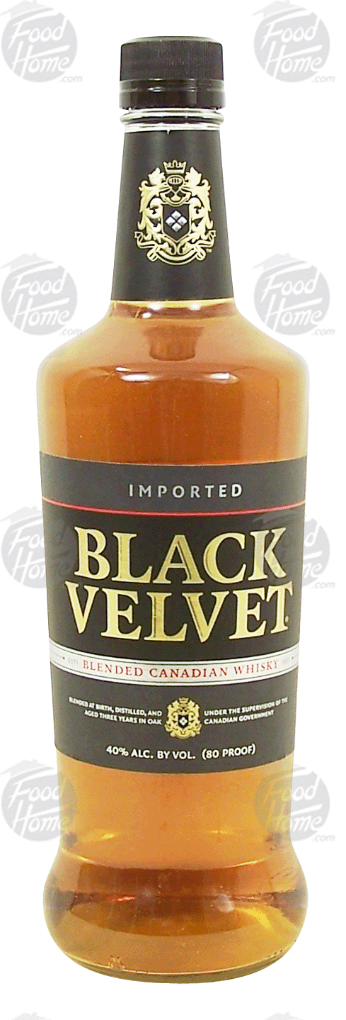 Black Velvet  blended candian whiskey Full-Size Picture